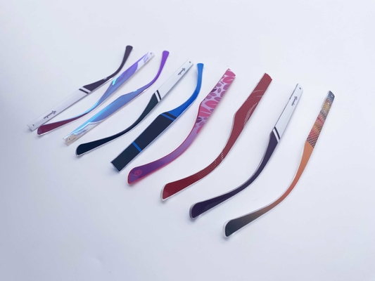 Plastic TR90 Glasses Frame Legs IMD Process With Good Toughness